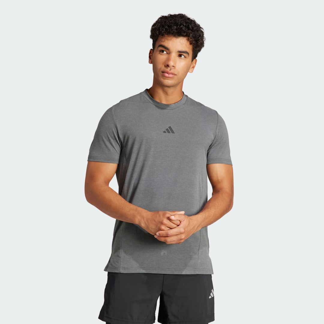 T-shirt adidas Performance Designed for Training Workout T-Shirt Grå | IS3809, 0