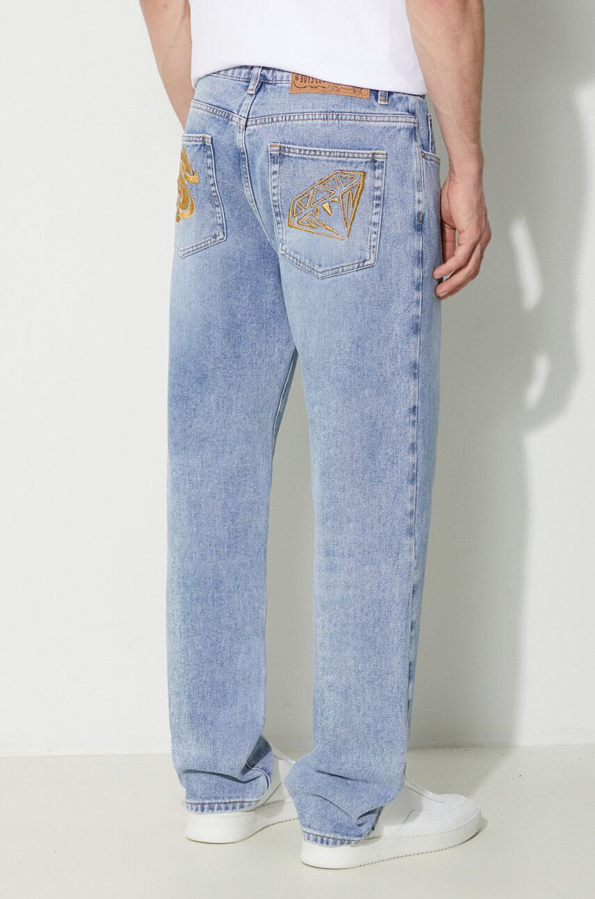 Jeans BILLIONAIRE BOYS CLUB Diamond & Dollar Embroidered Jeans Blå | B24152, 0
