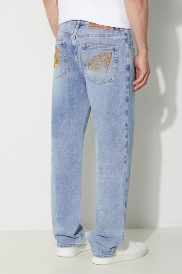 Jeans BILLIONAIRE BOYS CLUB Diamond & Dollar Embroidered Jeans Blå | B24152, 0