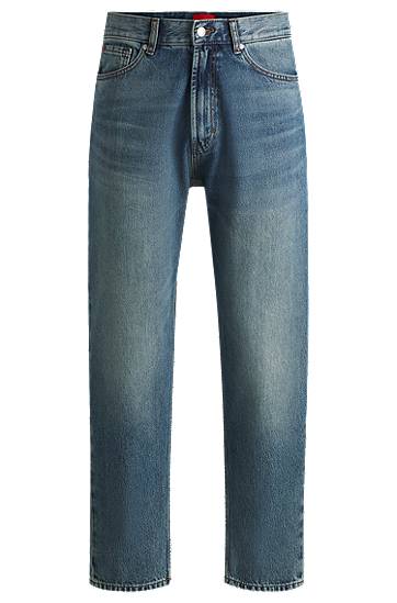 Jeans BOSS Relaxed Tapered Fit Jeans Blå | 50533616