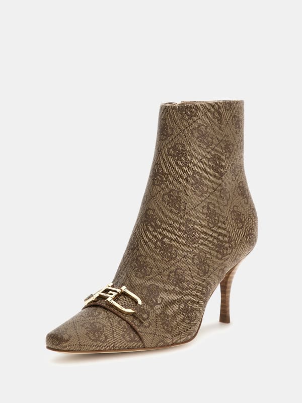 Tøj GUESS Silene 4G Ankle Boots Gul | FL8S2IFAL10, 0