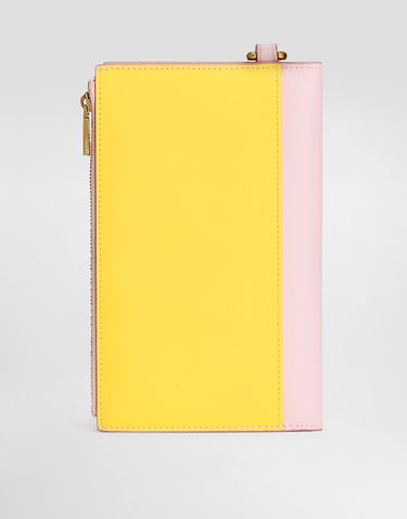 Tegnebog Dolce & Gabbana Dolce & Gabbana Calfskin Passport Holder with DG Logo Lyserød | BI3336A9M758B407, 2