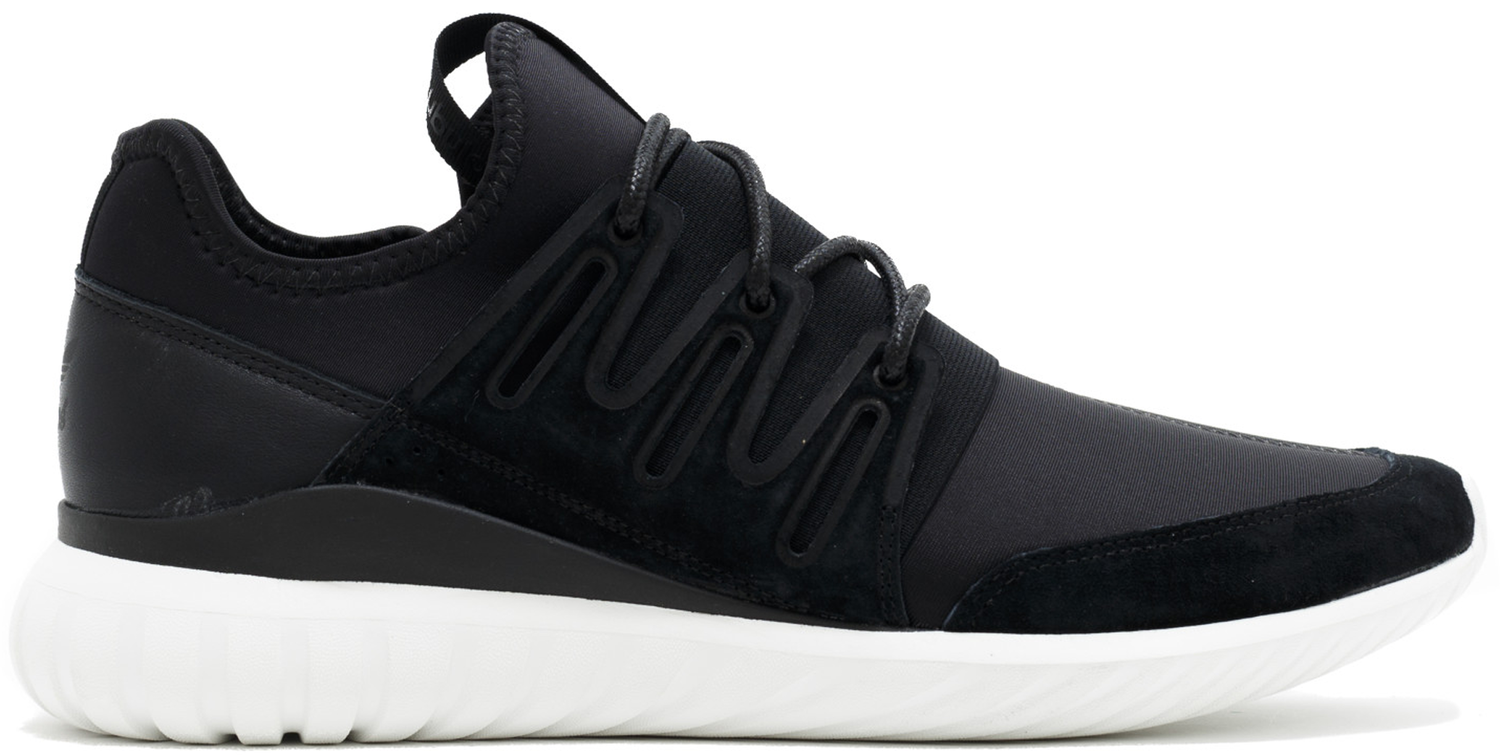 Sneakers og sko adidas Originals Tubular Radial Core Black Crystal White Sort | AQ6723, 0