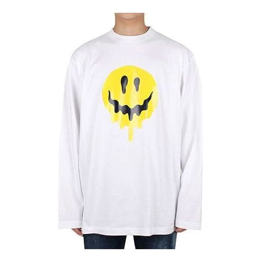 T-shirt Balenciaga Drip Peace Large Fit T-Shirt Hvid | 651796TKVA18639