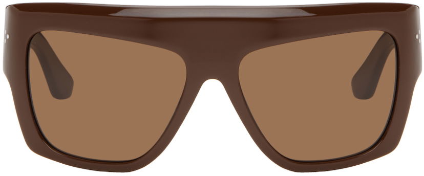 Solbriller Port Tanger Square Sunglasses Brun | PT-4604