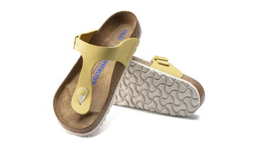 Sneakers og sko Birkenstock Gizeh BS Popcorn W Gul | 1021377, 4