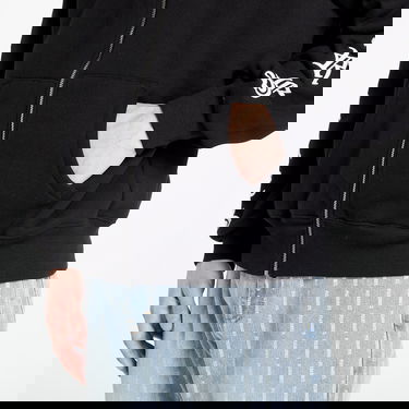 Sweatshirt Pleasures Oe Zip Up Hoodie Sort | P23W038 BLACK, 1