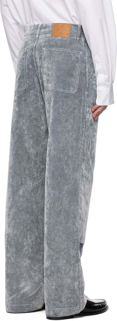 Jeans Casablanca Casablanca Peach Texture Wide Leg Jeans Grå | MPS25-TR-301-01, 2