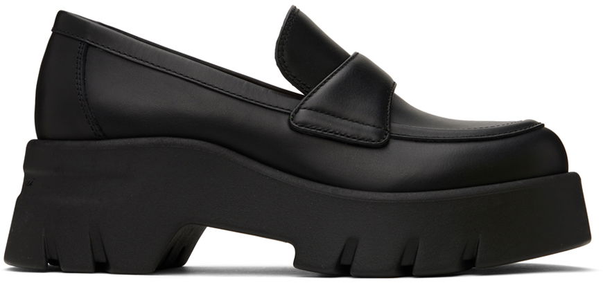 Sneakers og sko Gianvito Rossi Farren Platform Loafers Sort | G25319.20GOM.CLN, 0