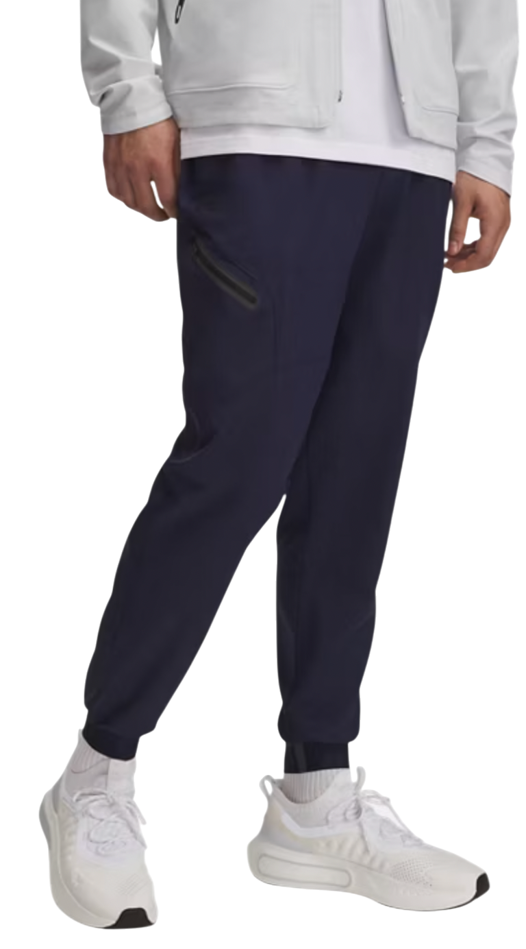 Bukser Under Armour Under Armour Unstoppable Woven Pants Mørkeblå | 1388823-410
