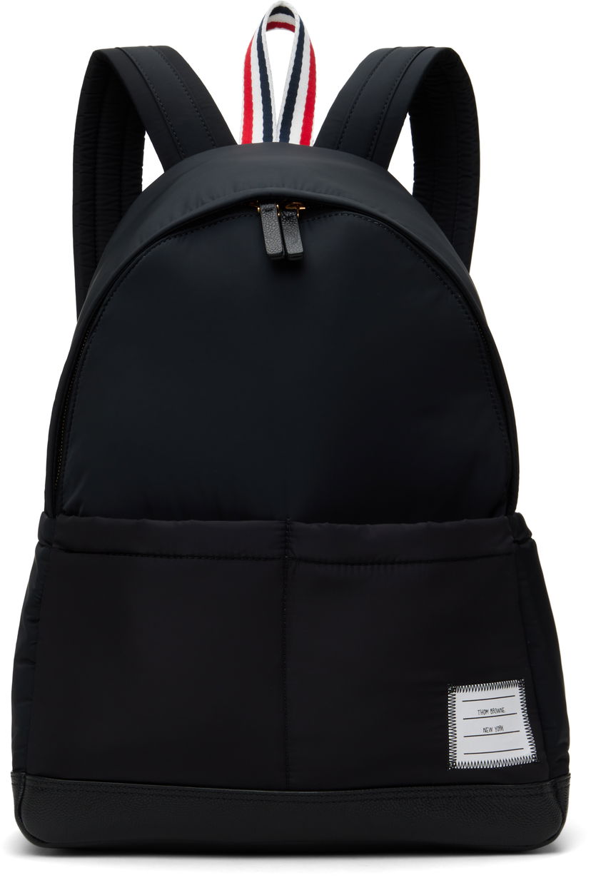 Rygsæk Thom Browne Thom Browne Poly Twill Multipocket Backpack Sort | UAG210A-07259