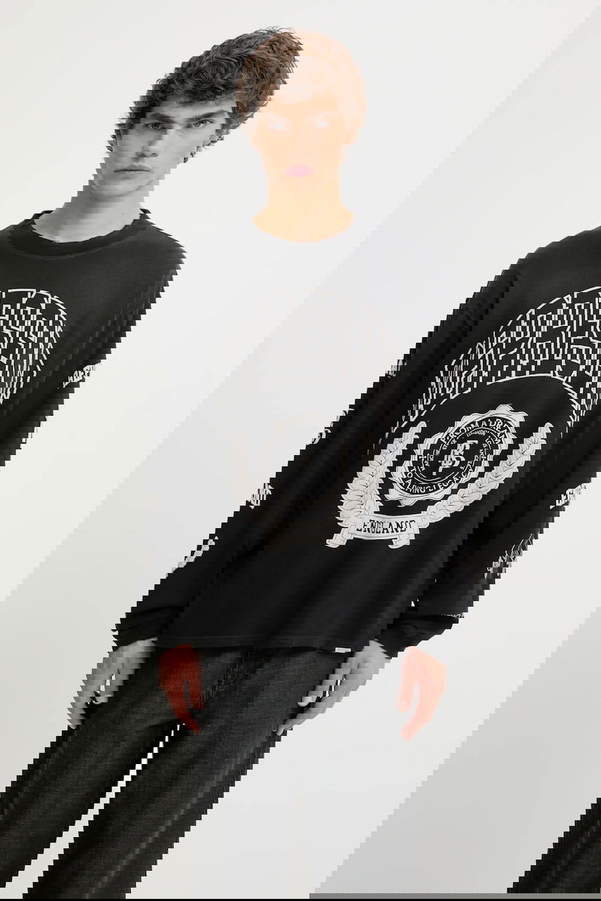 T-shirt Represent Clo Represent Legacy Crest Long Sleeve T-Shirt Sort | MLM100371, 0