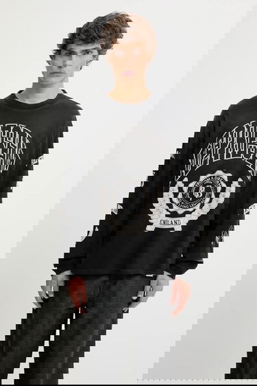 T-shirt Represent Clo Represent Legacy Crest Long Sleeve T-Shirt Sort | MLM100371, 0