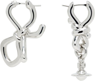 Øreringe Vivienne Westwood Vivienne Westwood Knotted Silver Drop Earrings Metalisk | 6202016U-02P019-, 0
