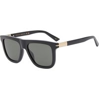 Solbriller Gucci Men's Web Ingot Sunglasses Black/Grey Sort | GG1502S-001, 1