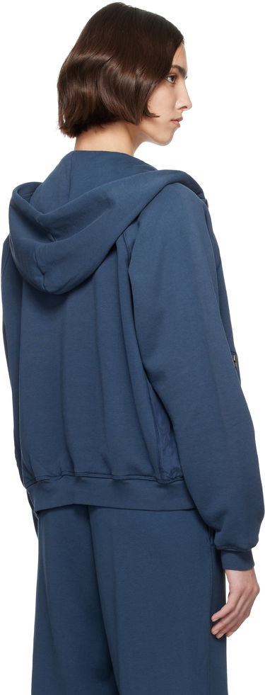 Sweatshirt SKIMS SKIMS French Terry Relaxed Zip Up Hoodie Blå | ZU-ZUP-7768W, 2