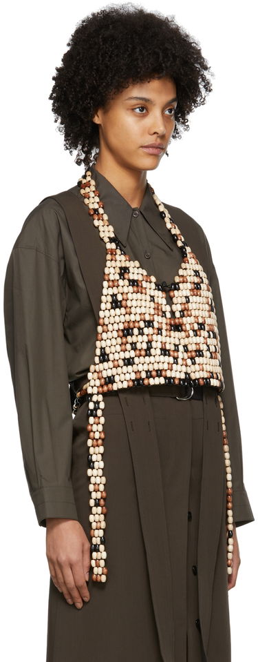 Vest LEMAIRE Lemaire Beaded Vest Brun | W 221 AC354 LO035, 1