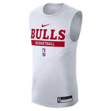 Tanktop Nike Chicago Bulls Dri-FIT NBA Training Sleeveless T-Shirt Hvid | DR6757-100, 0
