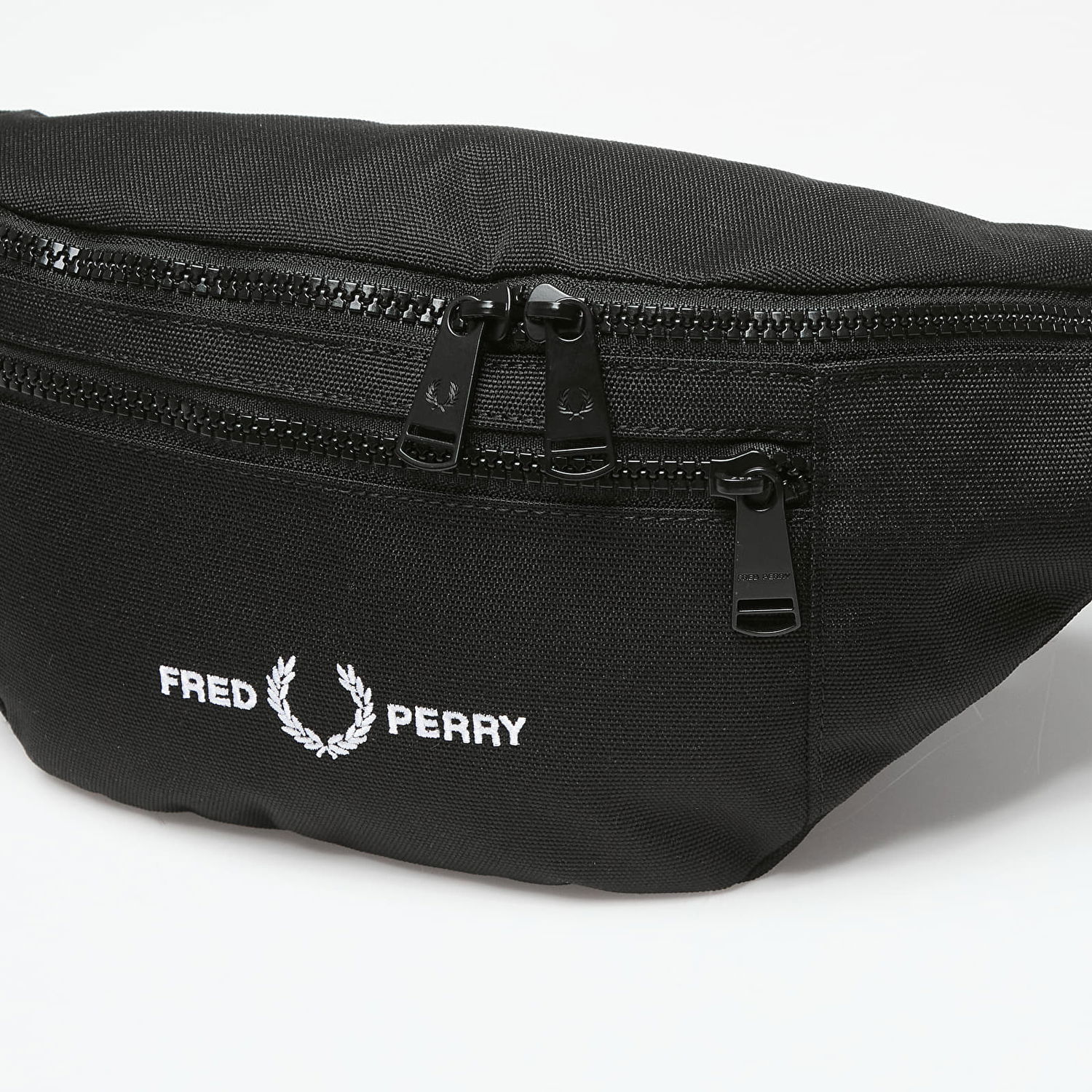 Taljetaske Fred Perry Polyester Flp Crossbody Bag Black Sort | L7292 102, 1