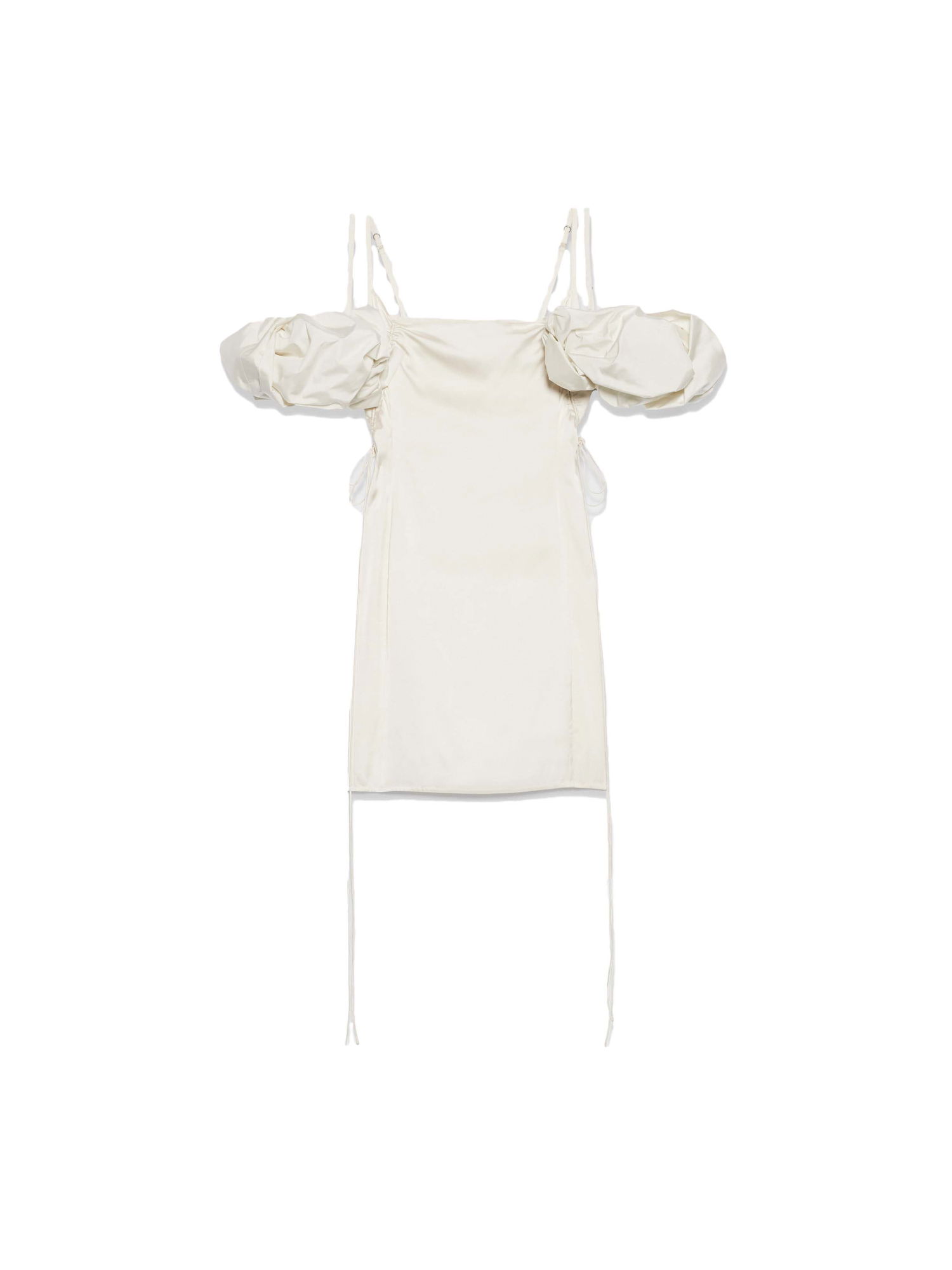 Kjole Jacquemus La Mini Robe Chouchou Mini Dress Hvid | 233DR077-1000-110, 0