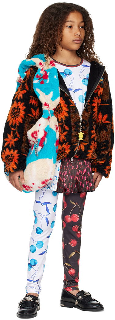 Skuldertaske Chopova Lowena Exclusive Blue & Off-White Bunny Fleece Shoulder Bag Flerfarvet | 1177, 3