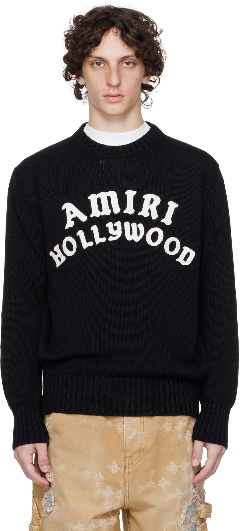 Sweater AMIRI Amiri Hollywood Crew Sweater Sort | AMKNCW1094