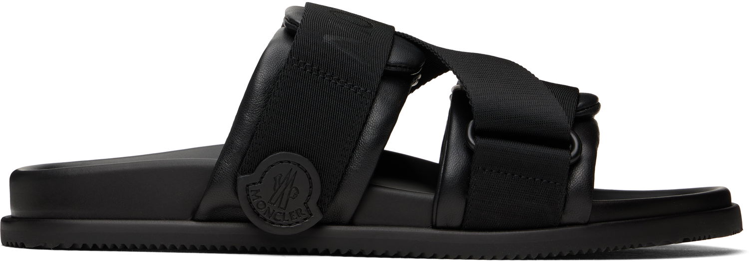 Sneakers og sko Moncler Moncler Mon Summer Sandals Sort | K109A4L00010M5027, 0