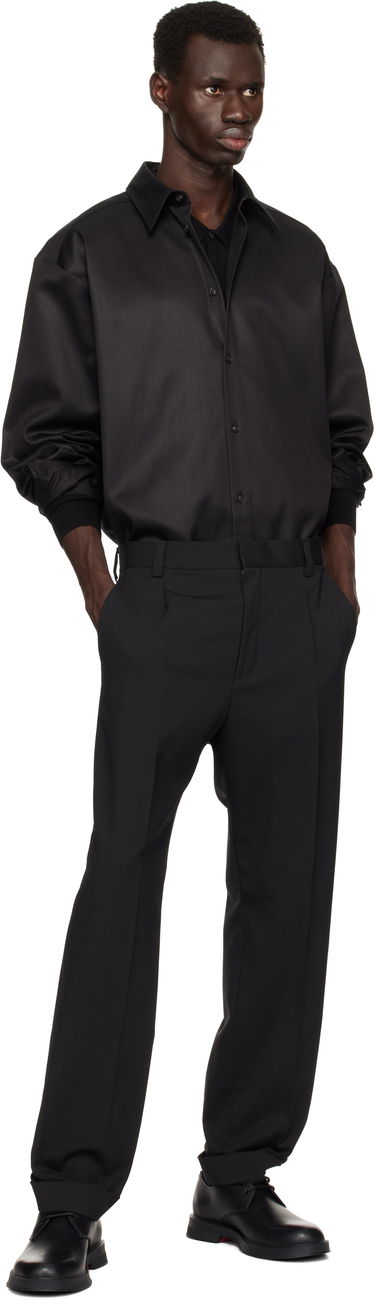 Skjorte BOSS HUGO Twill Shirt Sort | 50534282, 3