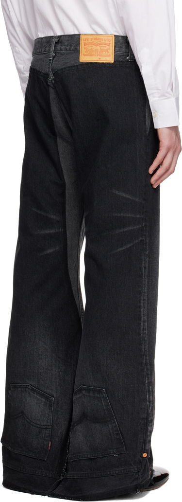 Jeans Junya Watanabe Junya Watanabe Levi's Edition Garment Treated Jeans Sort | WO-P218-051, 2