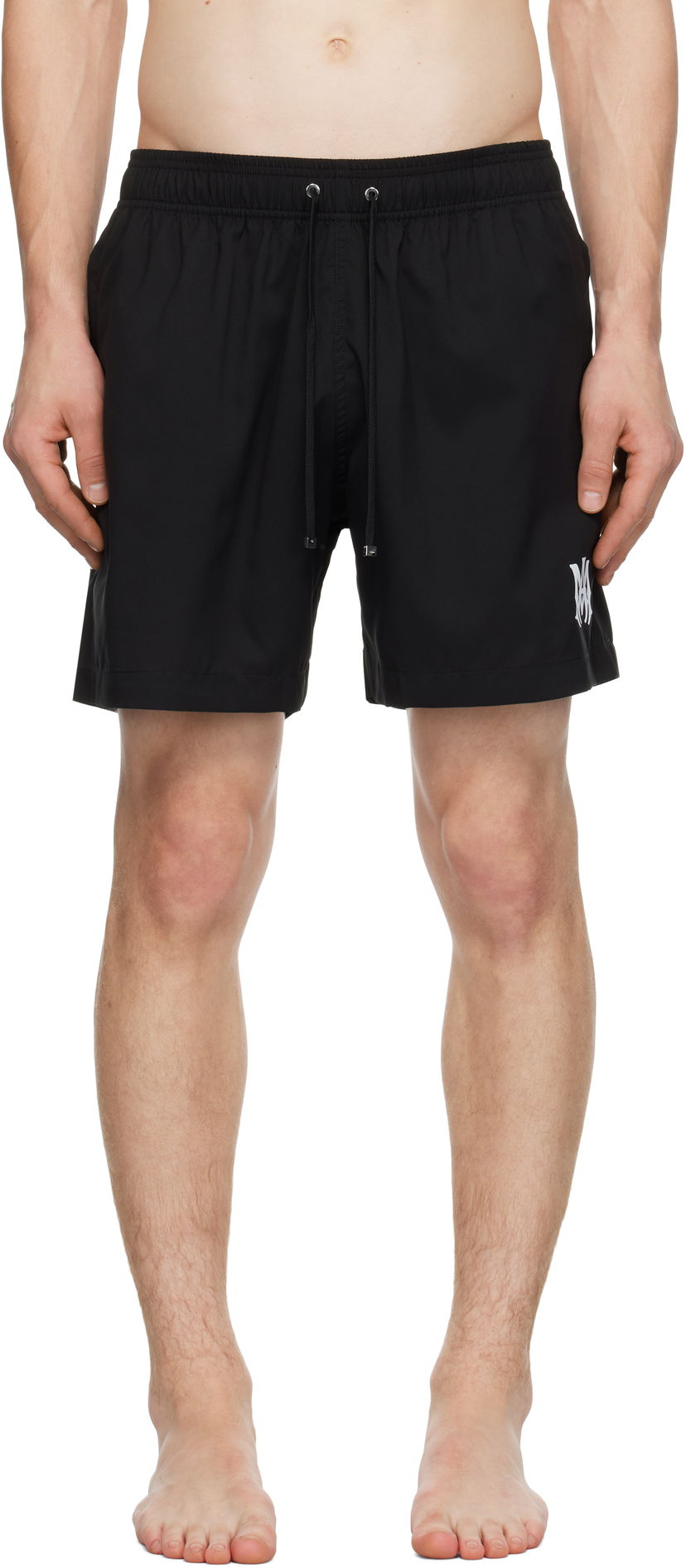 Badetøj AMIRI Core Logo Swim Shorts Sort | AMSWTK1034