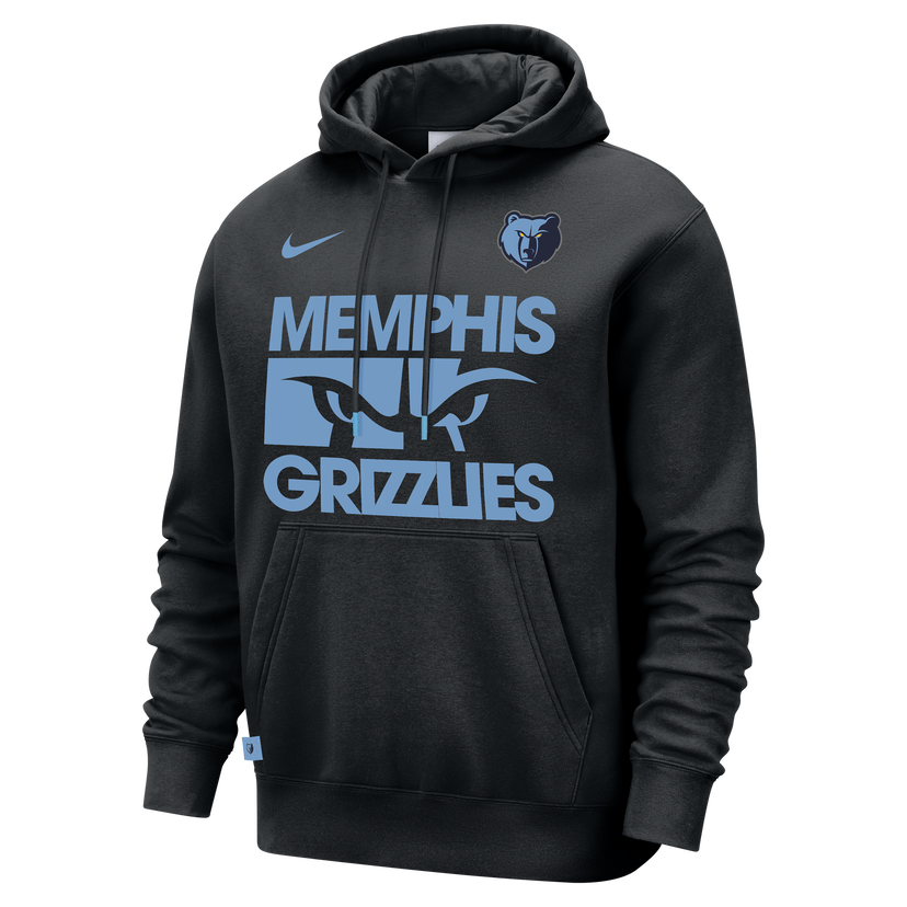 Sweatshirt Nike Nike NBA Memphis Grizzlies Club Courtside Hoodie Sort | FZ7693-010