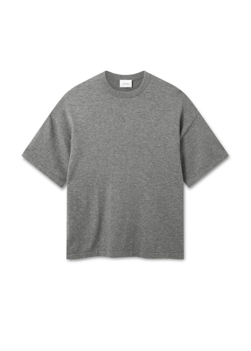 T-shirt AXEL ARIGATO Distort Knitted T-Shirt Grå | A3427003