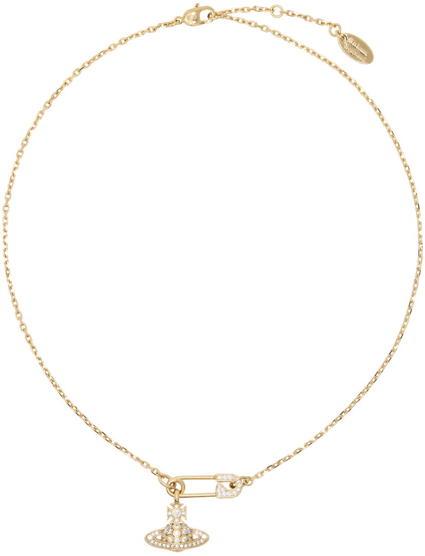 Halskæde Vivienne Westwood Lucrece Pendant Necklace Metalisk | 63020291-02R102-IM
