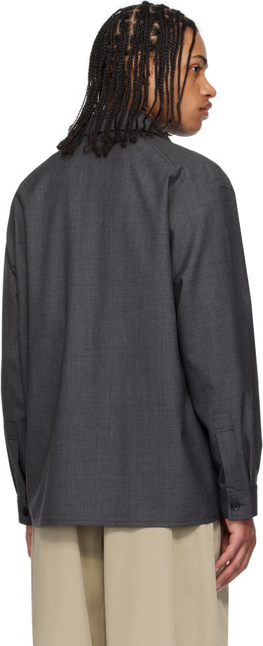Skjorte LEMAIRE Lemaire Tailored Overshirt Grå | OV1012 LF1386, 2