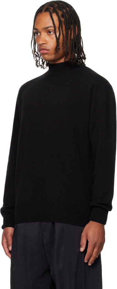 Sweater LEMAIRE Lemaire Mock Neck Sweater Sort | TO1426 LK1029, 3