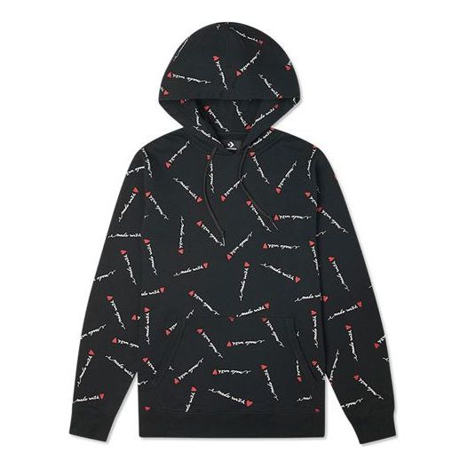 Sweatshirt Converse Converse Love Pattern Full Print Hoodie Sort | 10022411-A01