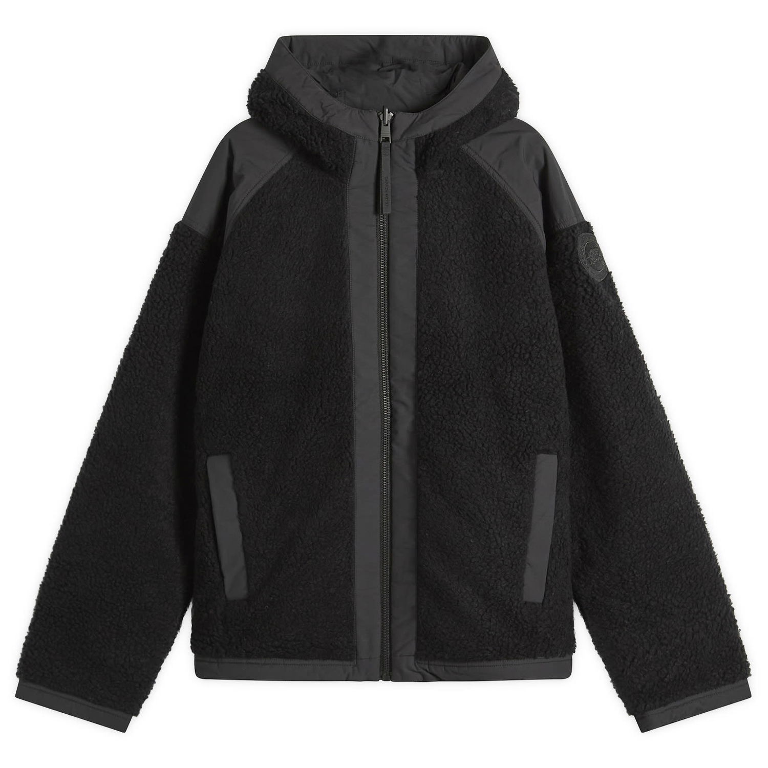 Bomberjakke Canada Goose Reversible Fleece Bomber Jacket Sort | 7067M-9381, 0