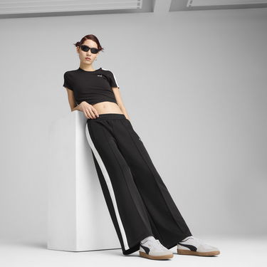 Joggingbukser Puma T7 Wide Leg Track Pants Sort | 629803_01, 2