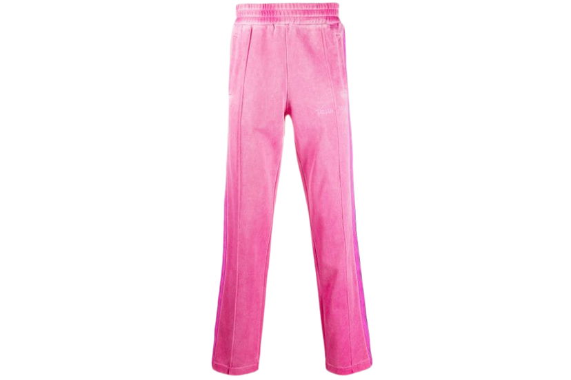 Joggingbukser Palm Angels Straight Leg Side Stripe Track Pants Lyserød | PMCA084F20FAB0033030