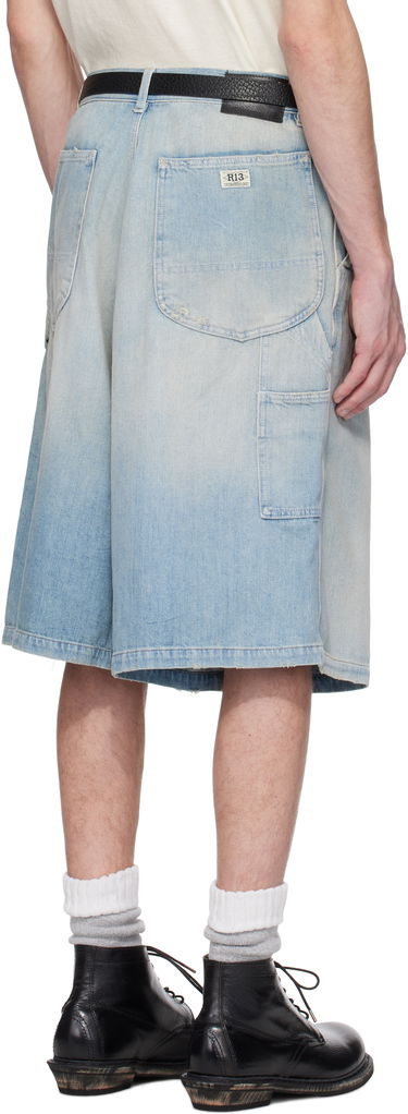 Shorts R13 R13 Jesse Carpenter Denim Shorts Blå | R13MD153-D045A, 2