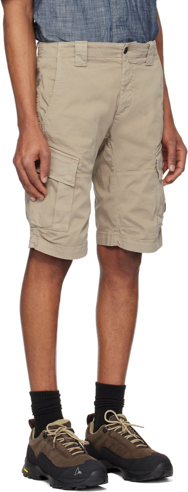 Shorts C.P. Company C.P. Company Stretch Sateen Cargo Shorts Beige | 18CMBE116A005694G, 1