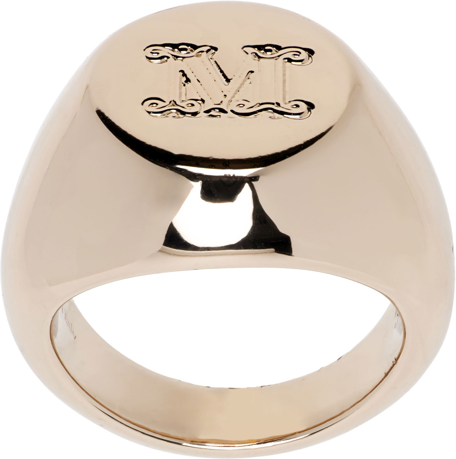 Ring Max Mara Max Mara MM Chevalier 1 Signet Ring Metalisk | 2524756211600, 0