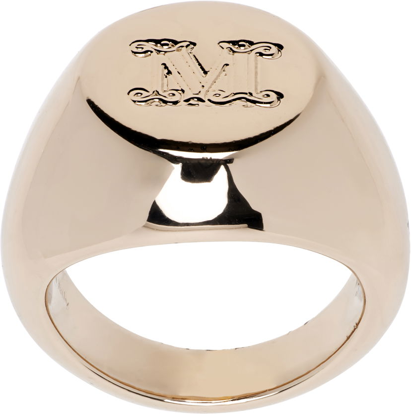 Ring Max Mara Max Mara MM Chevalier 1 Signet Ring Metalisk | 2524756211600