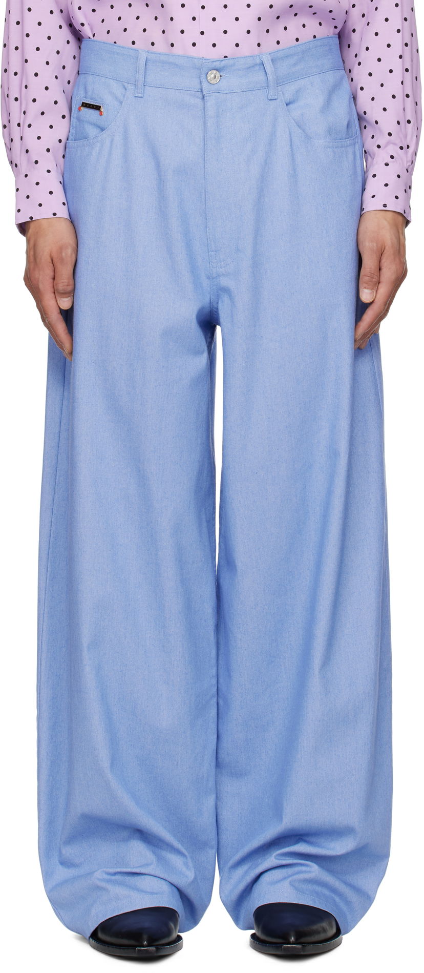 Bukser Marni Marni Light Jeans Blå | PUJU0108A1 UTC476