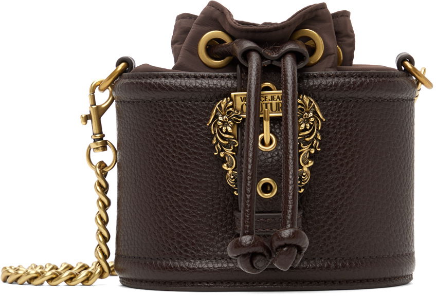 Skuldertaske Versace Jeans Couture Drawstring Bag Sort | E75VA4BF4_EZS827, 0