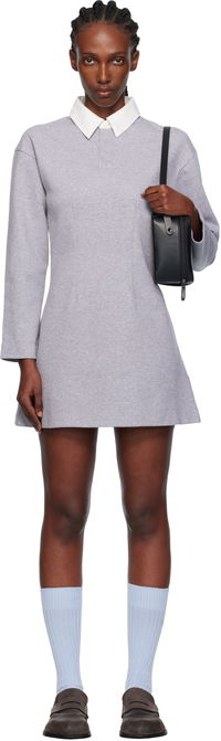 JW Anderson Long Sleeve Polo Midi Dress