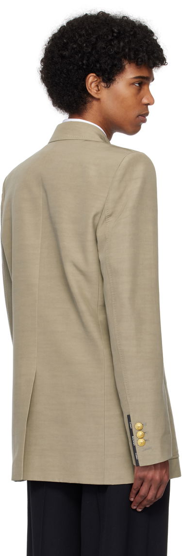 Jakke Balmain Balmain 1-Button Tailored Blazer Beige | EH1SG201VH50, 2