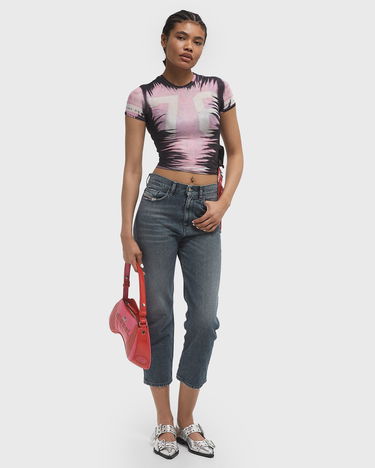 Crop top Diesel Diesel T-Dasha Tie-Dye Crop Top Lyserød | A19054-0KIBH-7EXA, 2