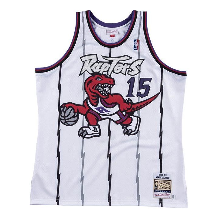 Jersey Mitchell & Ness Toronto Raptors Basketball Jersey Hvid | AJY4GS18106-TRAWHIT98VCA