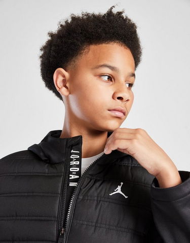 Puffer jakke Jordan Jordan Padded Hybrid Jacket Sort | 95D585-023, 2